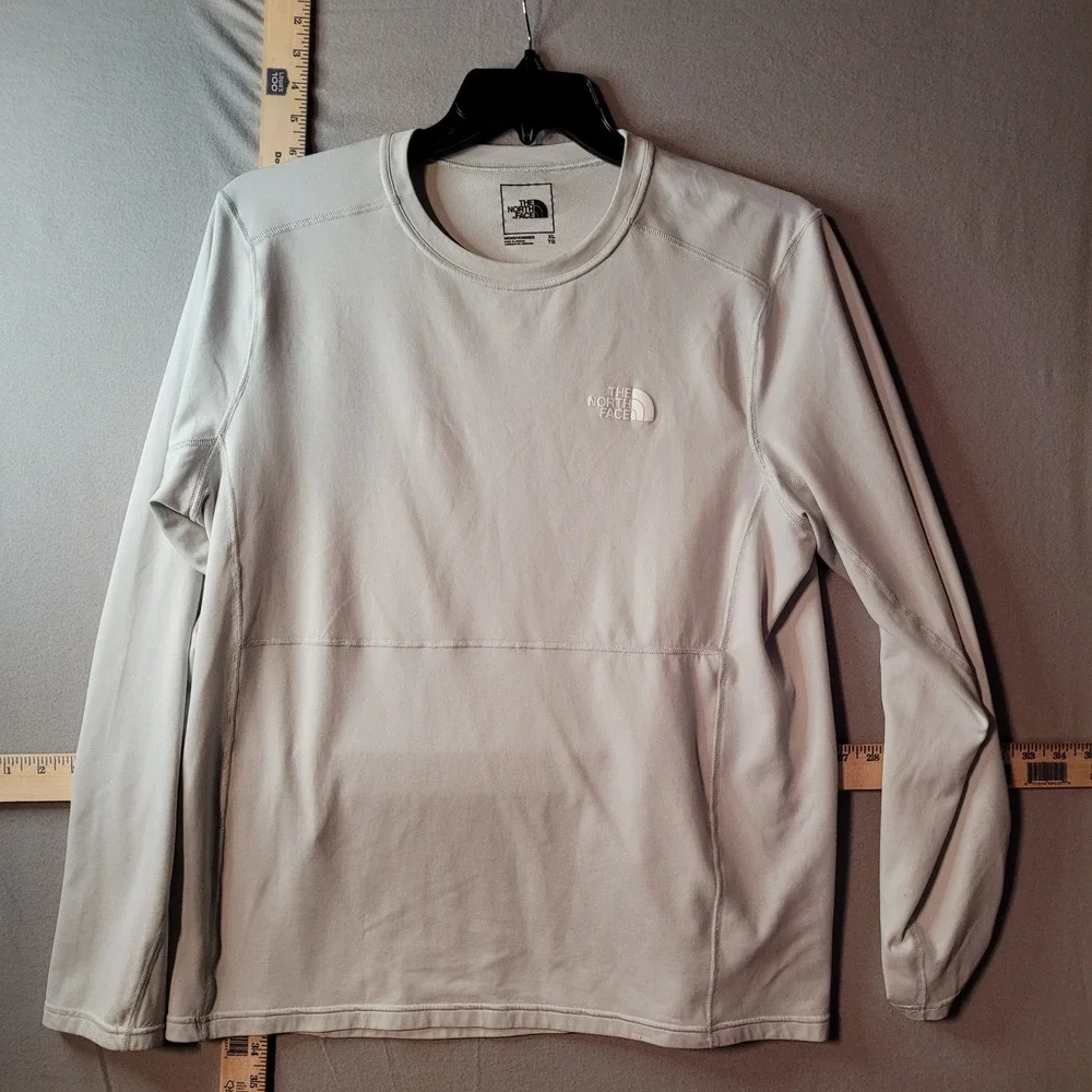 The North Face Mens FlashDry Long Sleeve Shirt Gray XL NF0A3Y3Y Hiking‎ Training